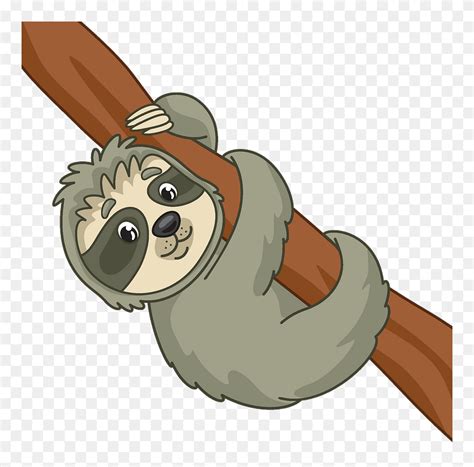Sloth Clipart Cartoon Png Download 5228922 Pinclipart
