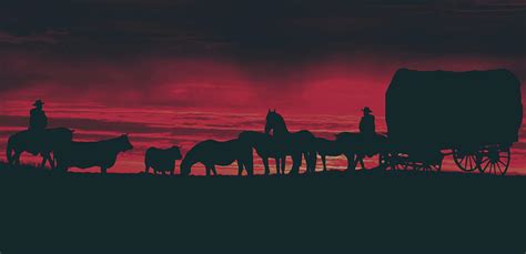 A Cowboy Sunset Photograph By Mountain Dreams Pixels