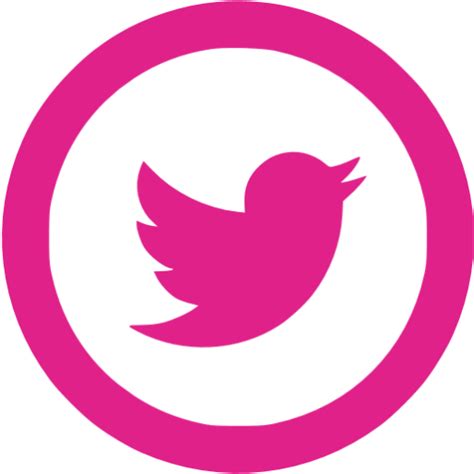 Pink Twitter Png Pink Twitter Png Transparent Free For