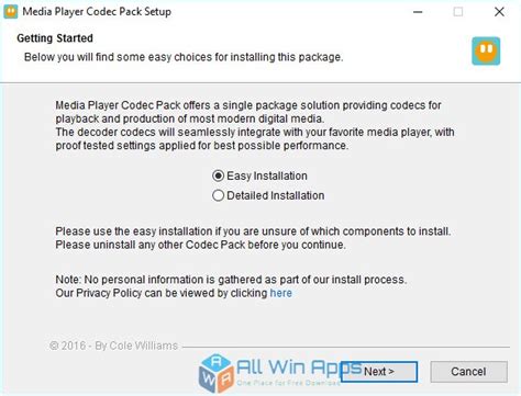 Media Player Codec Pack 445707 Free Download Latest Version All
