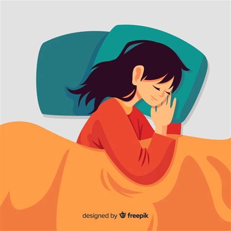 Flat Person Sleeping In Bed | Person sleeping drawing, Person sleeping, Sleeping drawing