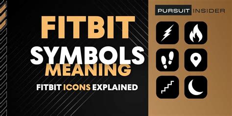 Fitbit Symbols Meaning Fitbit Icons Explained