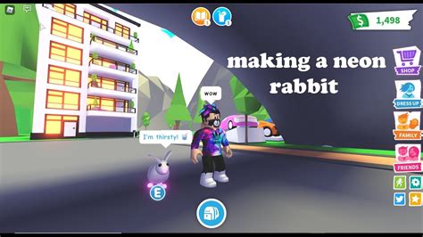 Making A Neon Fly Ride Rabbit In Adopt Me Roblox Adopt Me Youtube