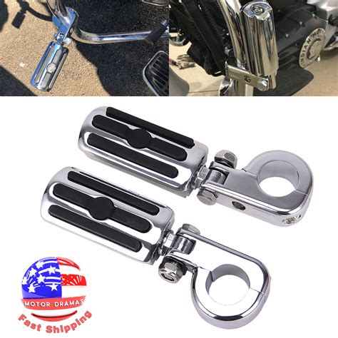 125 Motorcycle Highway Foot Pegs Footrest For Harley Touring Road