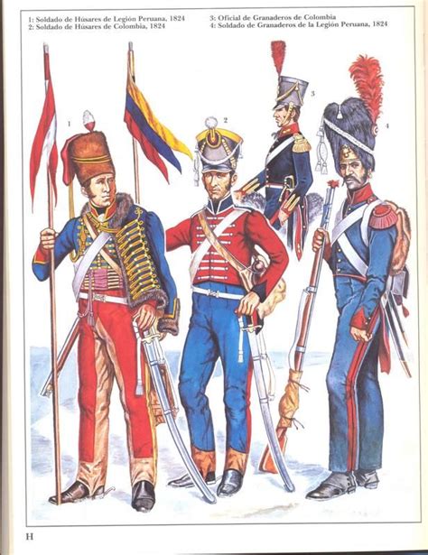 Imagen | Uniformes militares, Historia militar, La gran colombia