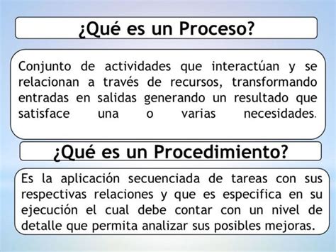 Diferencias Entre Proceso Y Procedimiento Cuadro Comparativo Libros