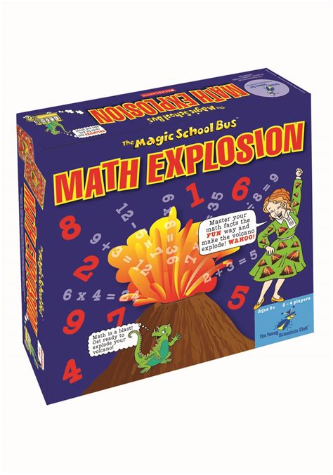 Magic School Bus Math Explosion Board Game Board Game