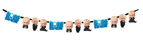 Boss Baby Characters Birthday Bunting Banner