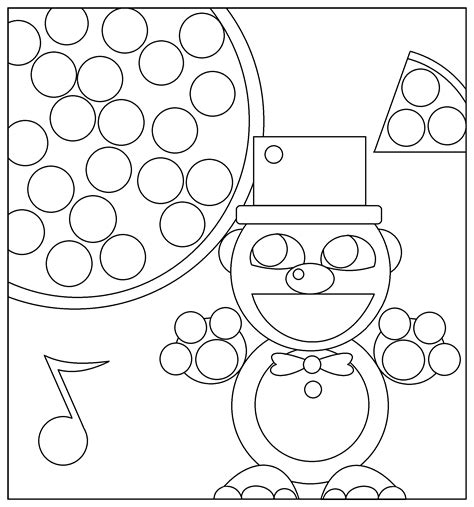 Freddy Five Nights At Freddys Free Colouring Pages