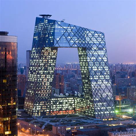 Cctv Headquarters Skyscraper In Beijing Thousand Wonders