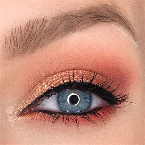 Eyemakeupwinter Eyeshadow For Blue Eyes Coral Eyeshadow Blue Eye