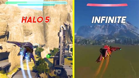 Halo Infinite Vs Halo 5 Banshee Youtube
