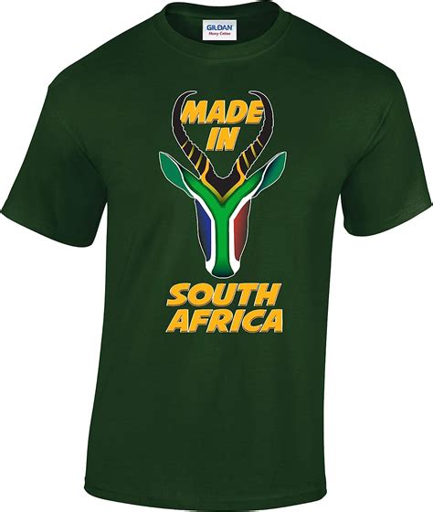 Gildan Made In South Africa T Shirt Uk Clothing