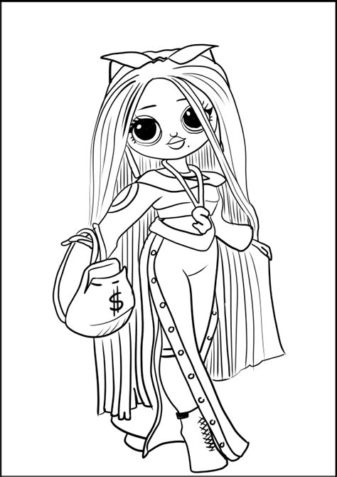 Lol Surprise Omg Swag Fashion Doll Coloring Page Libro De Colores The