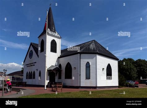 Norwegian Church Cardiff Bay 2022 Summer Stock Photo Alamy