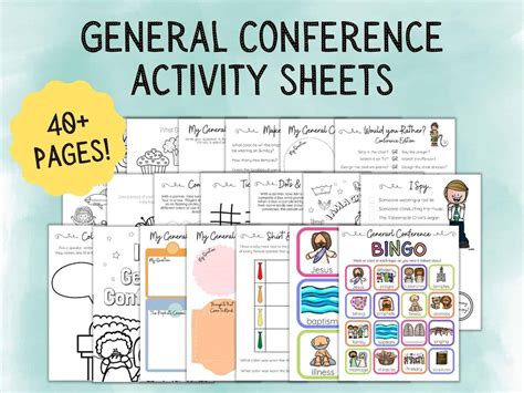 10 Lds General Conference Activities For Kids To Stay Busy With The