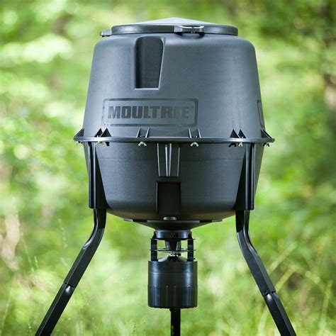 Moultrie 30 Gallon Hopper Hunting Tripod Deer Feeder Standard With