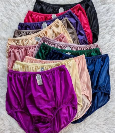 12 plus underwear granny panties nylon woman man briefs soft silky waist 42 48 54 00 picclick