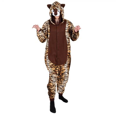 Tiger Onesie Adult Costume Mens Costumes From A2z Fancy Dress Uk