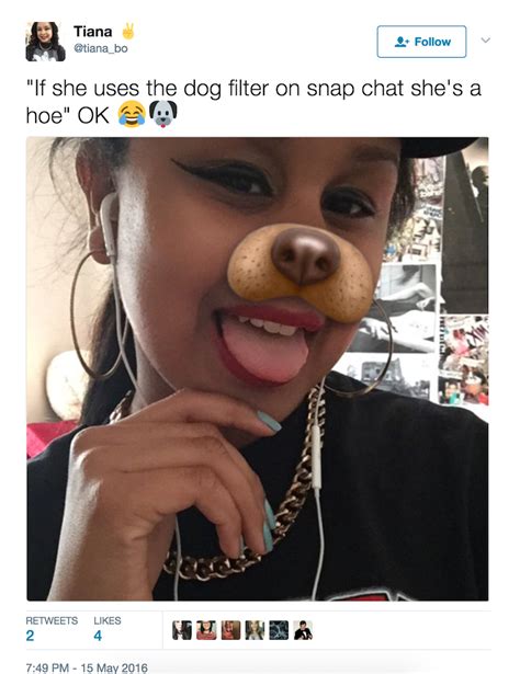 Thot Or Not How Did The Dog Face Become Snapchats Hoe Filter