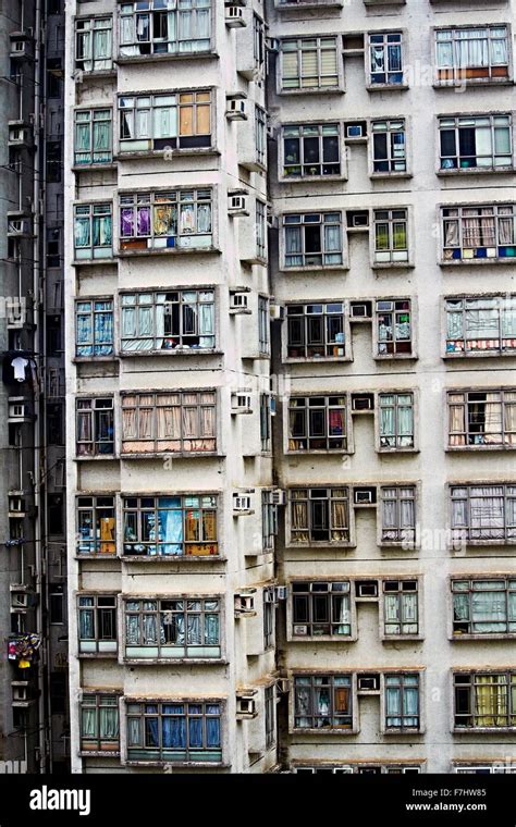 Hong Kong Private Residential High Rise Buildings High Density Housing