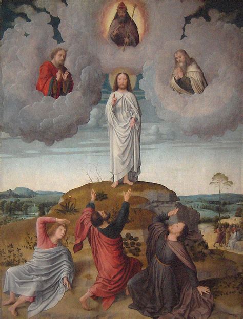The Transfiguration Of Christ Central Panel 1520 Gerard David