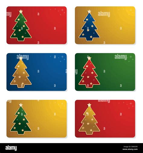 Tarjetas De Regalo De Navidad Imágenes Vectoriales De Stock Alamy