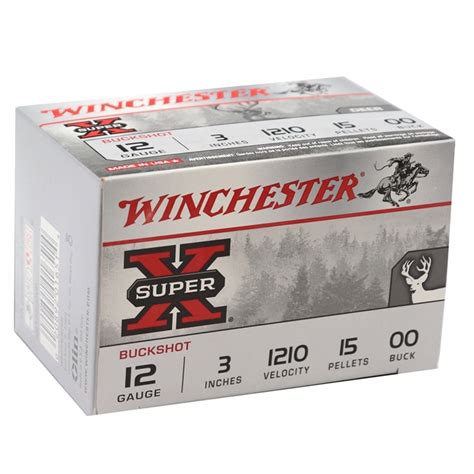 Winchester Super X Gauge Buffered Buckshot Pellets Box My Xxx Hot Girl