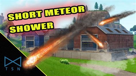 Small Clip Of A Meteor Shower In Fortnite Battle Royale Youtube