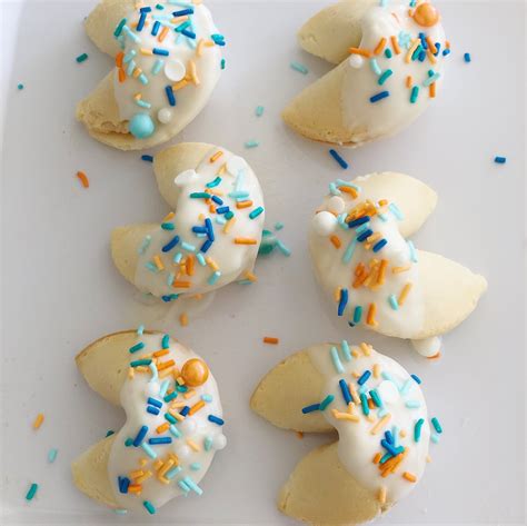 Funfetti Chocolate Dipped Fortune Cookie Kit Diy Teacher Etsy