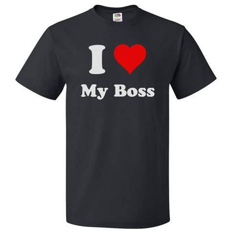 Shirtscope I Love My Boss T Shirt I Heart My Boss Tee T Walmart