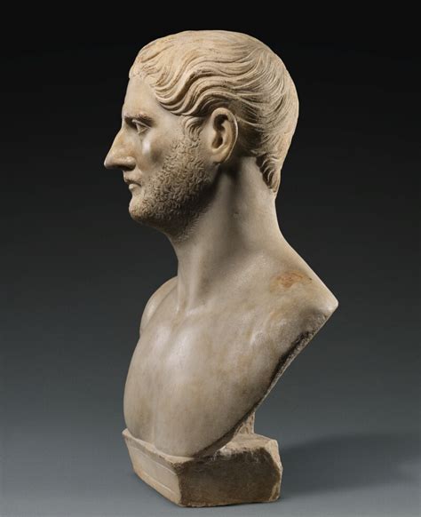A Roman Marble Portrait Bust Of A Man Trajanic Early 2nd Century Ad