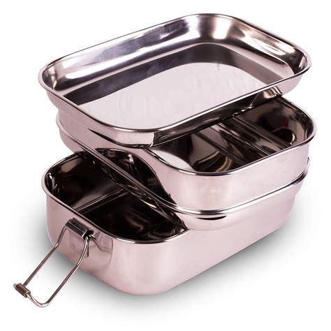 Lunch box leakproof stainless steel stackable lunch box salad lunch container_h4. Stainless Steel Lunch Box Premium - Moscow-Mix®