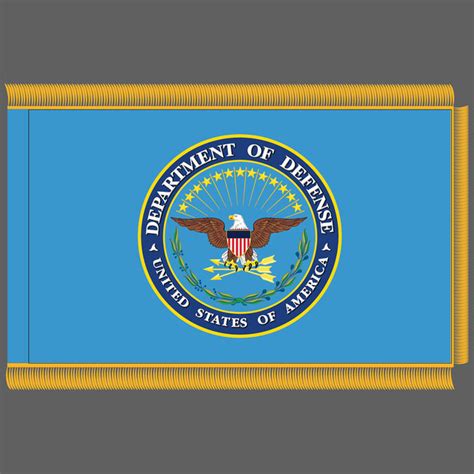 Department Of Defense Fringed Flag