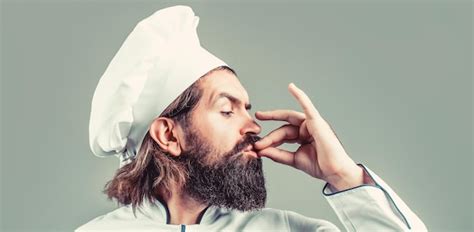Premium Photo Bearded Chef Cooks Or Baker Bearded Male Chefs Isolated On White Perfect