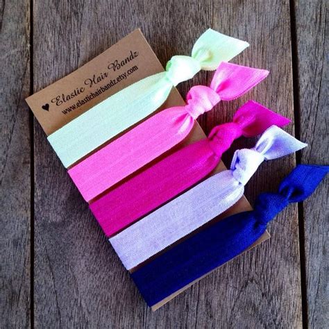 The Amber Hair Tie Ponytail Holder Collection Handmade Favors