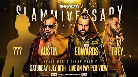 updated impact slammiversary card new world title match announced tpww