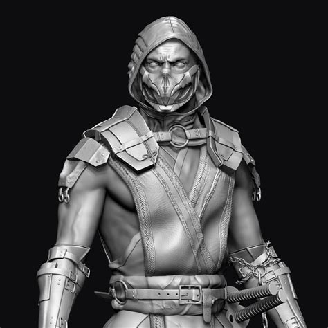 Andrew Smuklauski - Scorpion 3D Model - Mortal Kombat ( MK 11 )
