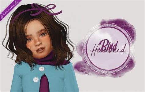 Sketchbookpixels Bird Headband Toddler 3t4 At Simiracle • Sims 4