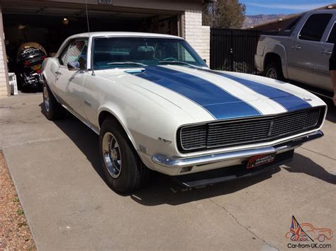 Enter your email address to receive alerts when we have new listings available for blue car with white stripes. 1968 CHEVY CAMARO RALLY SPORT WHITE BLUE STRIPES 327 AUTO ...
