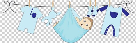 Ropa Animada Azul Del Bebé Ropa Infantil Tendedero Infantil Baby