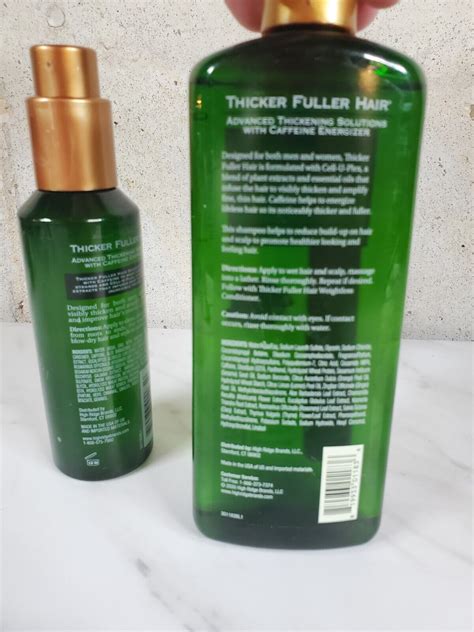 Thicker Fuller Hair Cell U Plex Pure Plant Revitalizing Shampoo 12oz