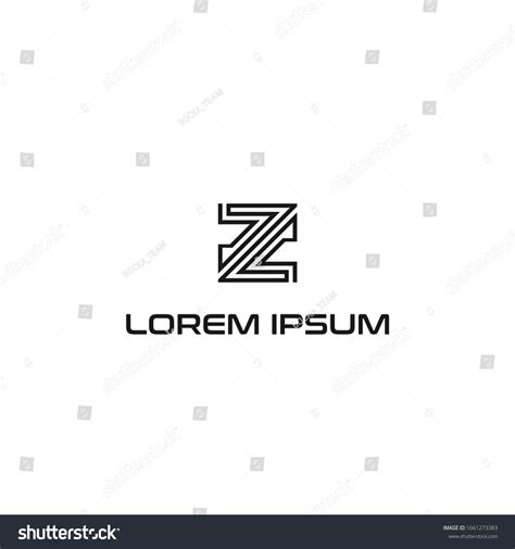 Z Logo Black White Stock Illustration 1661273383 Shutterstock