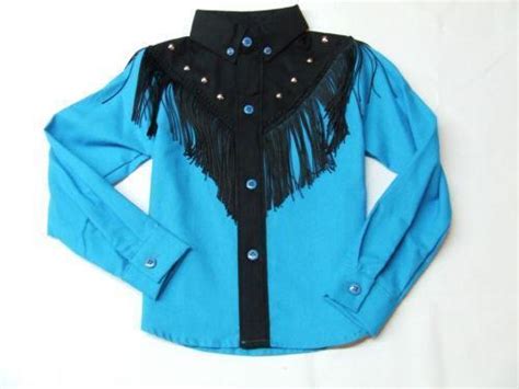 Turquoise Western Show Shirt Ebay