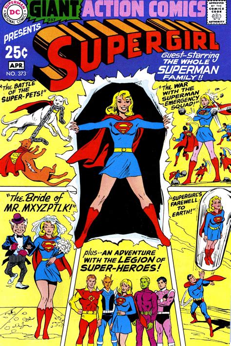Giant Action Comics Presents Supergirl 373 Cover More Classic Comics