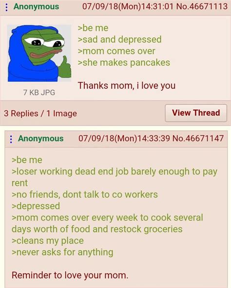 Anon Loves Mom R Greentext