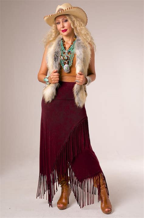 Skirts Western Wear Western Style Outfits Fringe Dress Outfit Country Style Outfits
