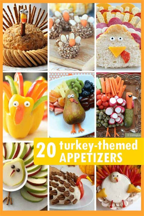 Looking for the best thanksgiving appetizer recipes and ideas? THANKSGIVING APPETIZERS: 20 fun turkey-themed snacks.