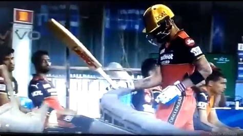 Virat Kohli Angry Rcb Captain Fumes After Getting Out Vs Srh Smashes Chair In Dugout The