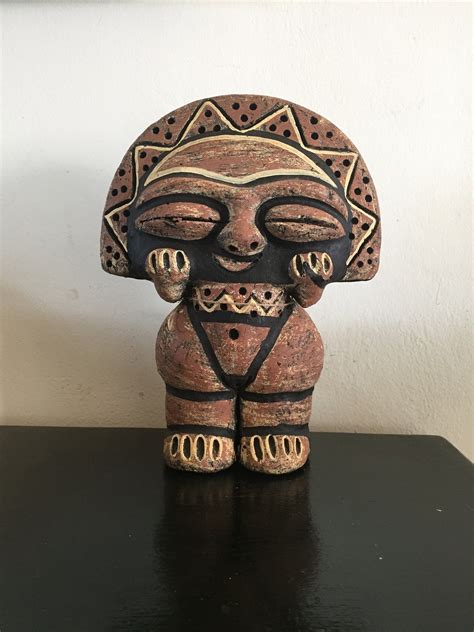 Taino Moon Goddess Diosa Luna Handmade Clay Figure Guillen - Etsy